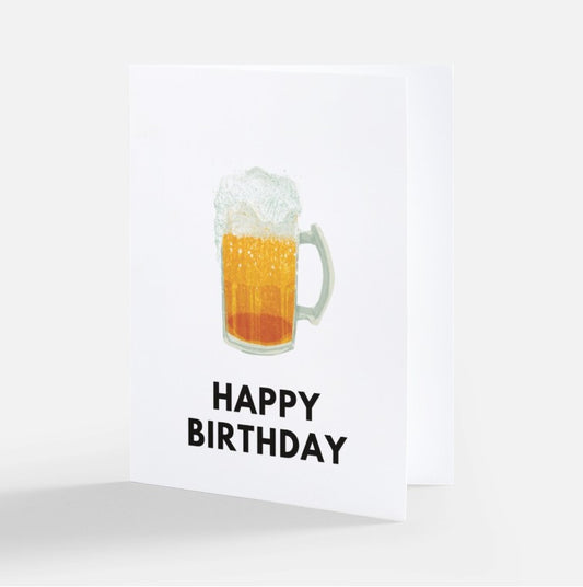 Greeting Card - Happy Birthday Beer