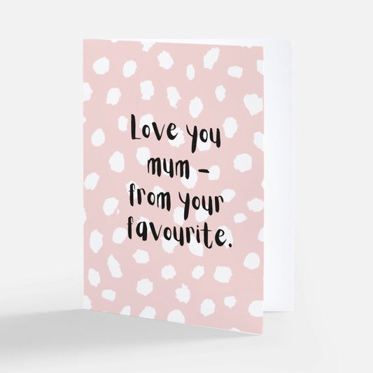 Greeting Card - Love You Mum