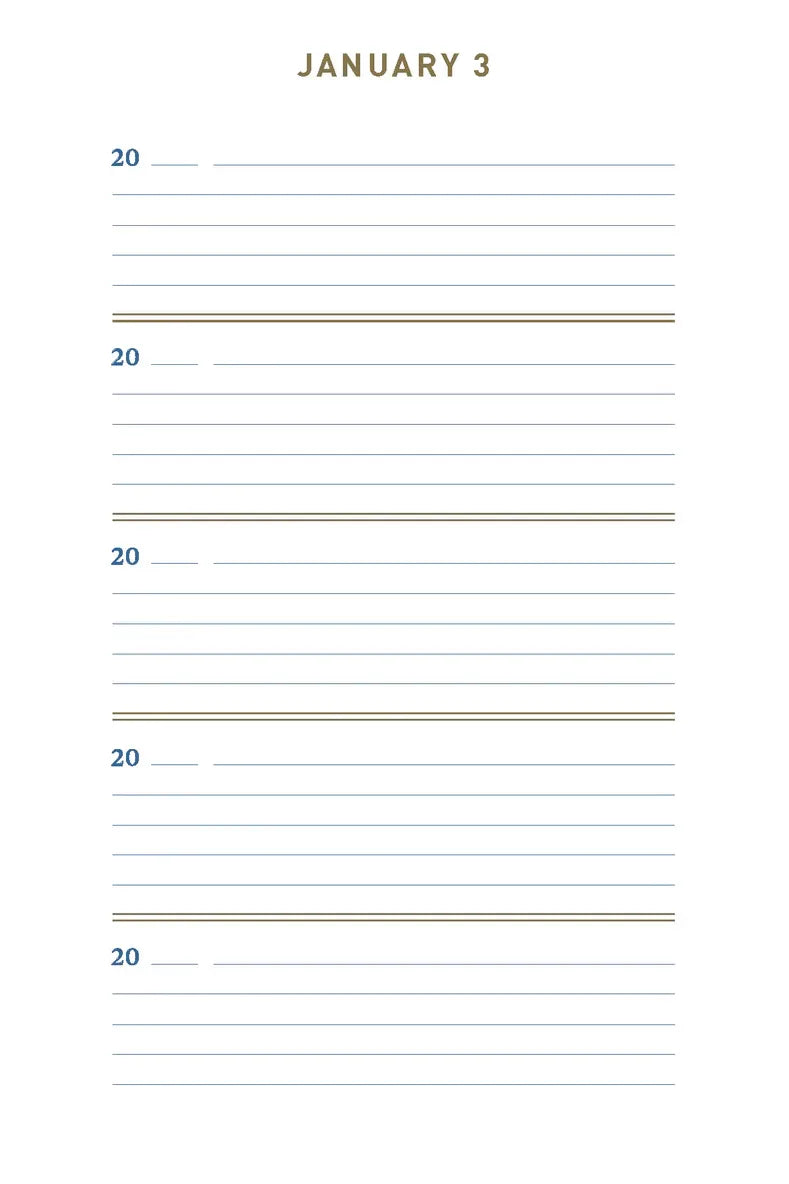 Denim One Line A Day