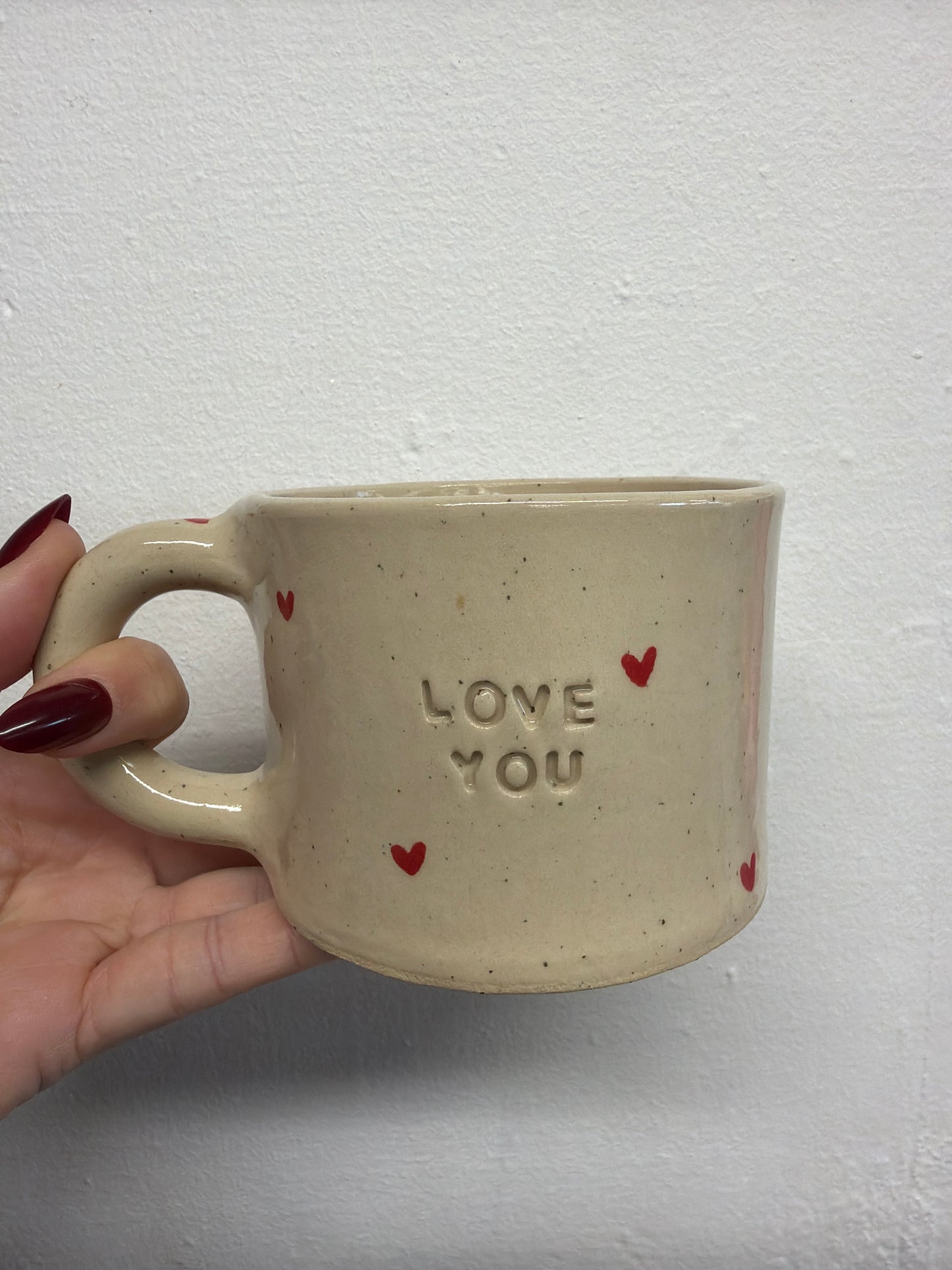 Mug -  Pottery #1904 - Love You