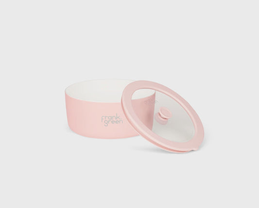 Bowl - Porcelain with Glass Lid - 700ml - Blushed - Frank Green