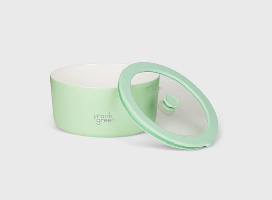 Bowl - Porcelain with Glass Lid - 1500ml - Mint Gelato - Frank Green