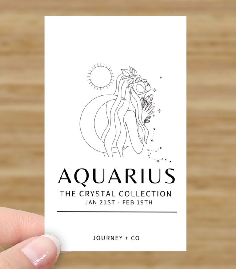 Zodiac Crystal Collection - Aquarius