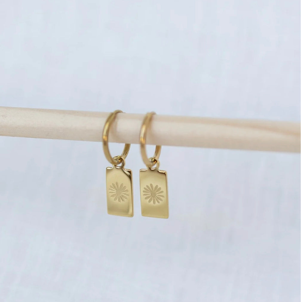 Earrings - Katy B - Daisy Hoops