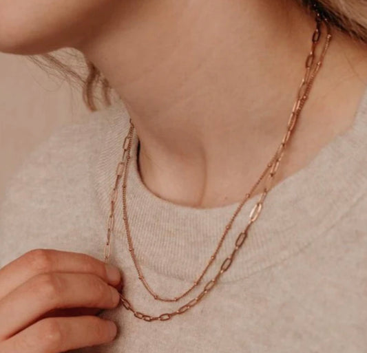 Necklace - Katy B - Large Paperclip Chain