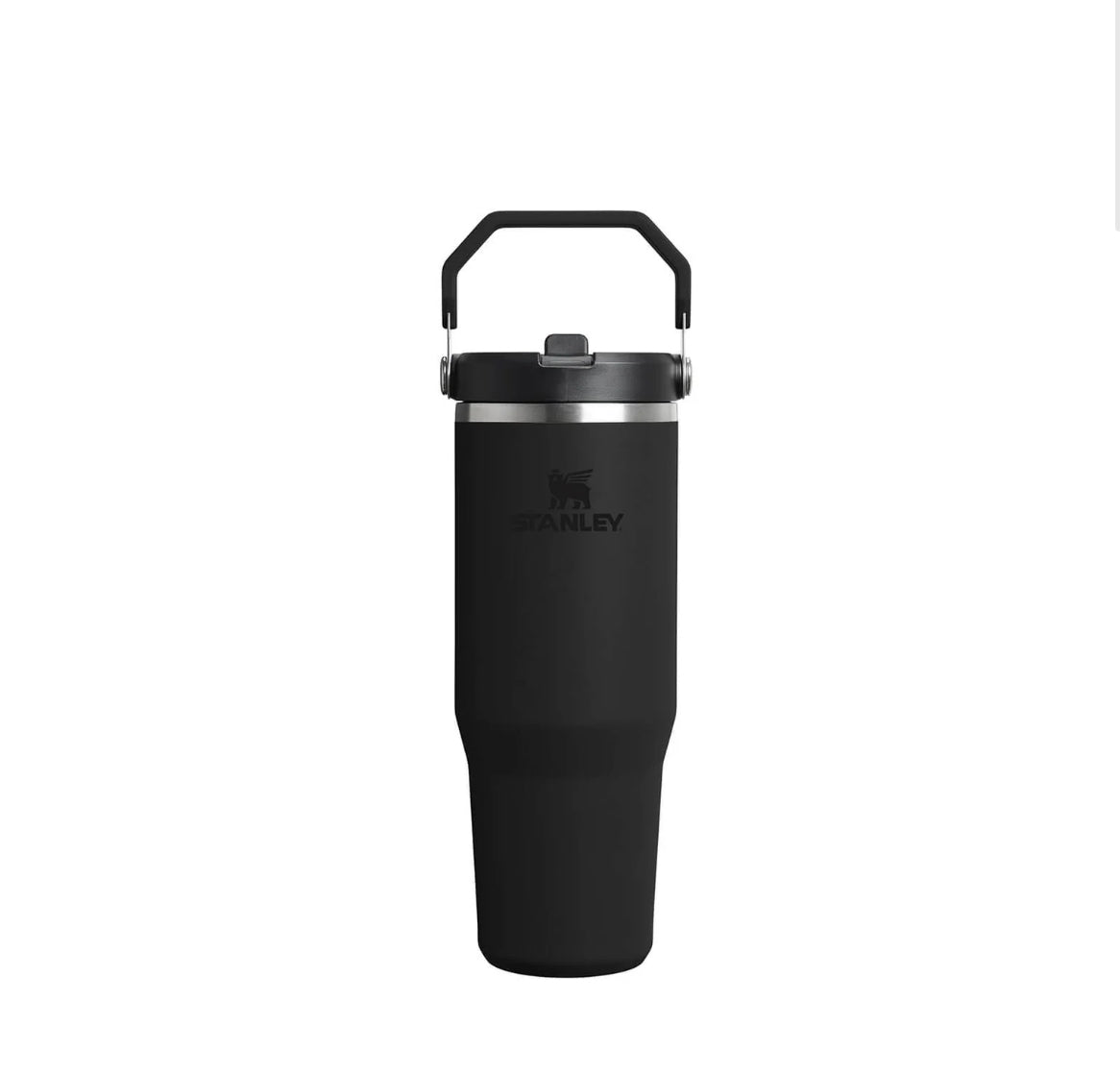 Tumbler - The IceFlow Flip Straw - 30oz Black- Stanley