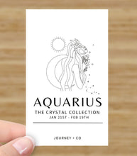 Load image into Gallery viewer, Zodiac Crystal Collection - Aquarius
