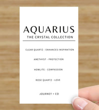 Load image into Gallery viewer, Zodiac Crystal Collection - Aquarius
