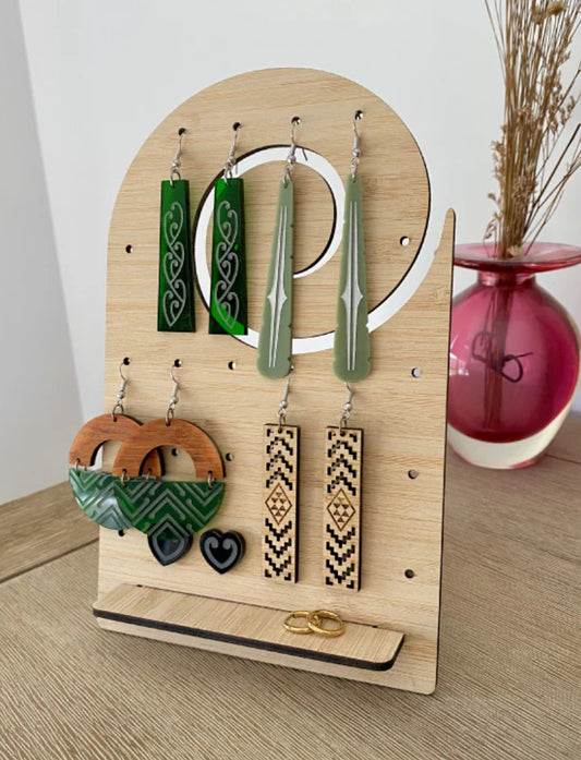 Earring Stand - Koru - Small