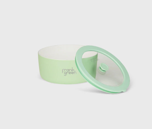 Bowl - Porcelain with Glass Lid - 700ml - Mint Gelato - Frank Green