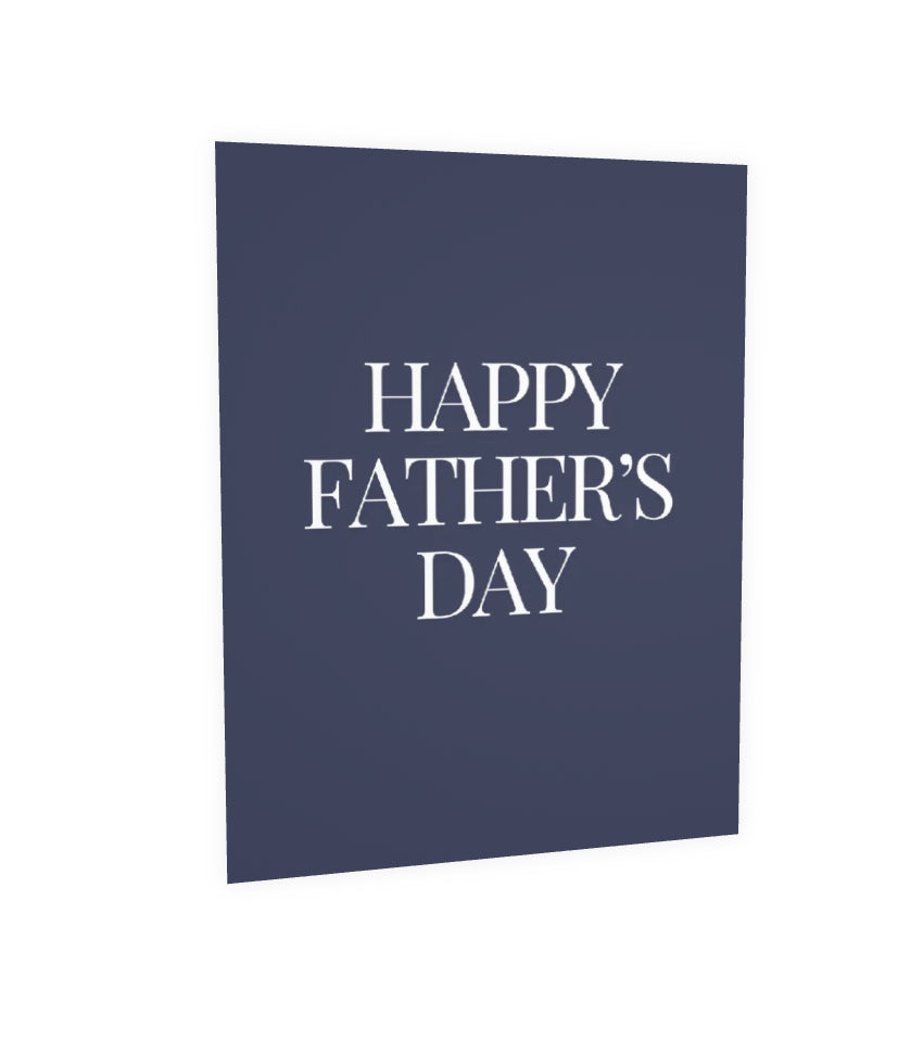 Greeting Card - Father's Day - Navy