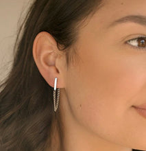 Load image into Gallery viewer, Earrings - Bar Chain
