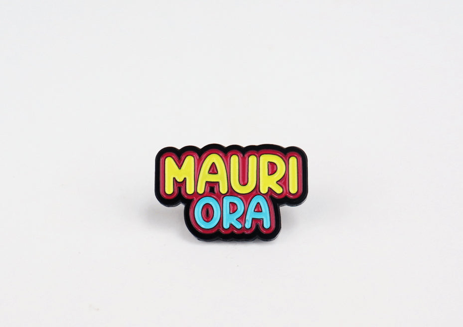 Badge Pin - Mauri Ora - Enamel