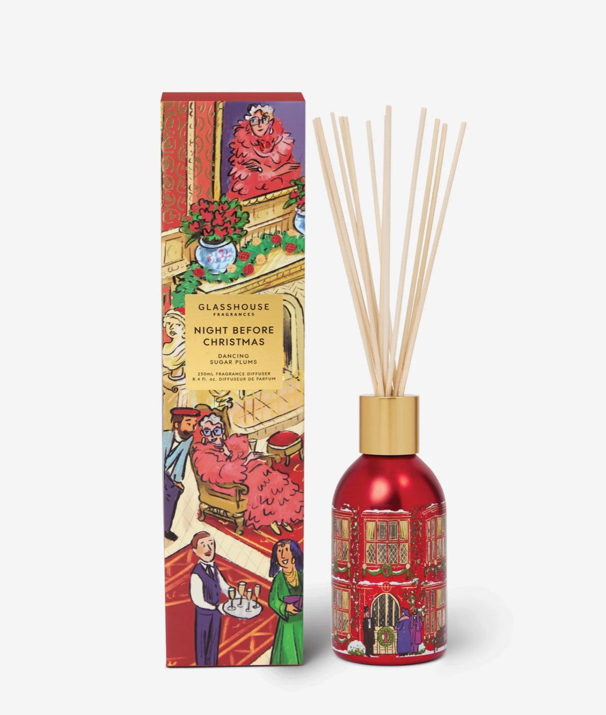 Reed Diffuser - Night Before Christmas - Glasshouse Fragrances