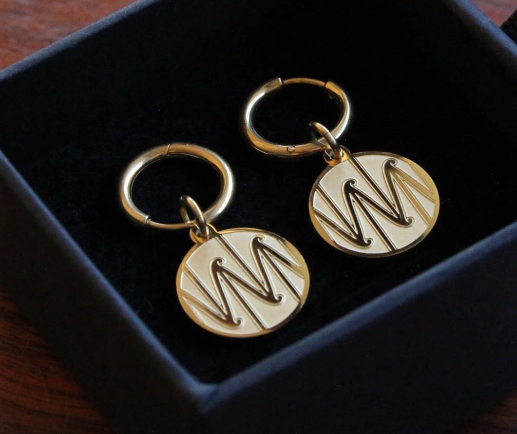 Earrings - Te Hau a Uru Huggies - Waihonga