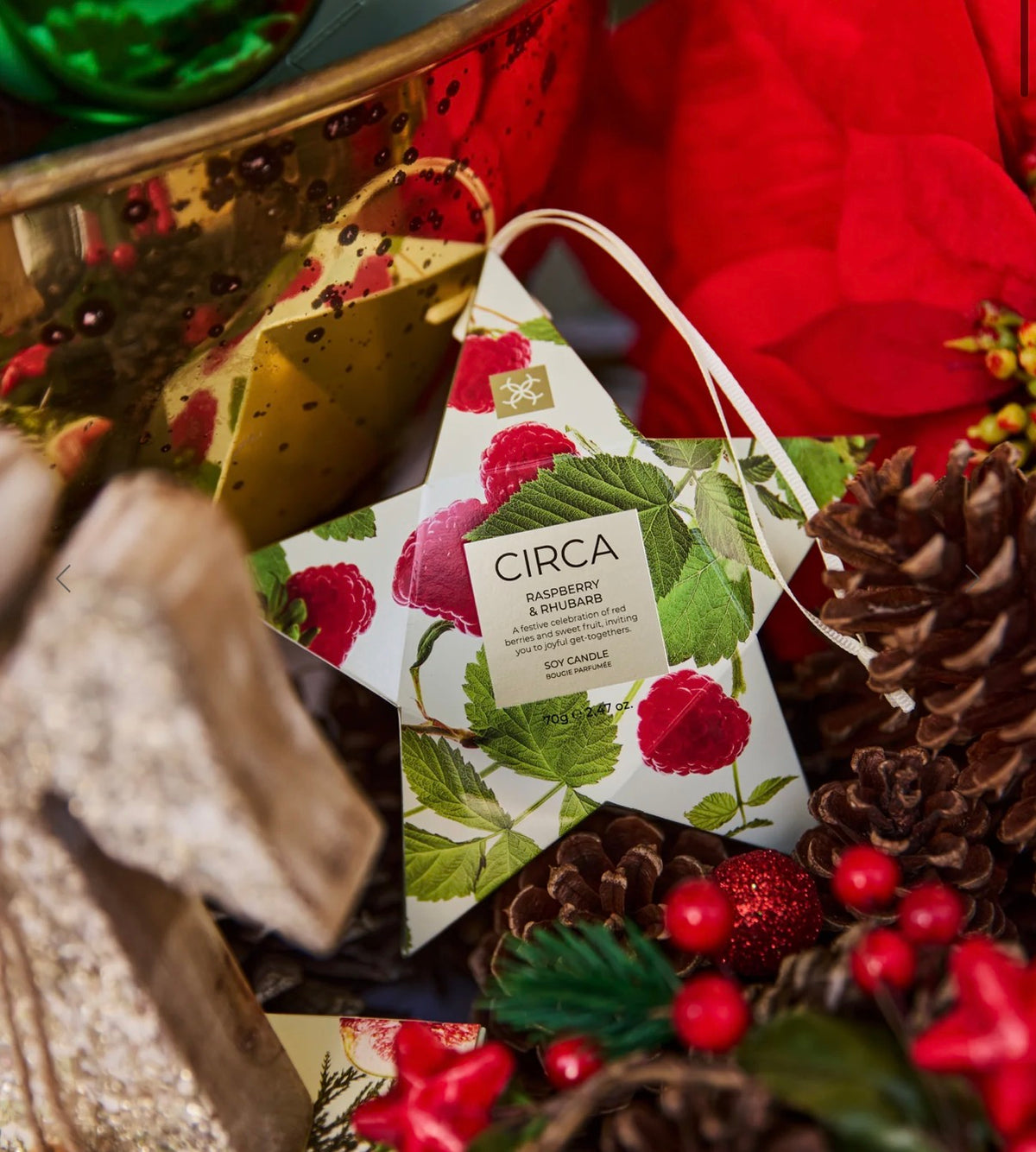 Bauble - Candle 70g - Raspberry Rhubarb - Circa