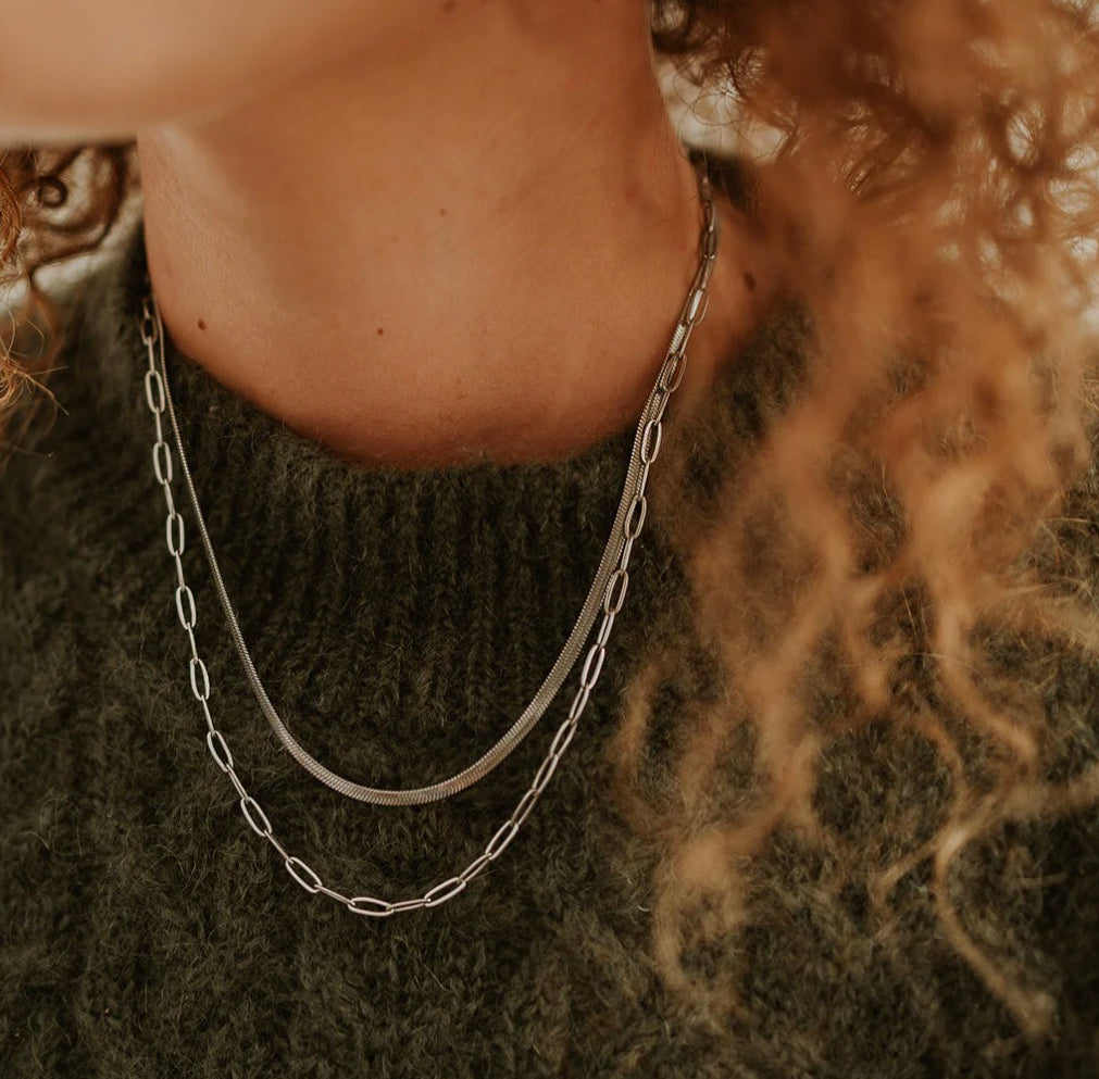 Necklace - Katy B - Large Paperclip Chain