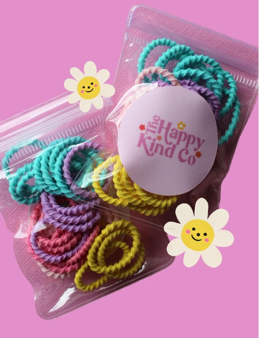 Hair Ties - Candy Pastels - 30pce