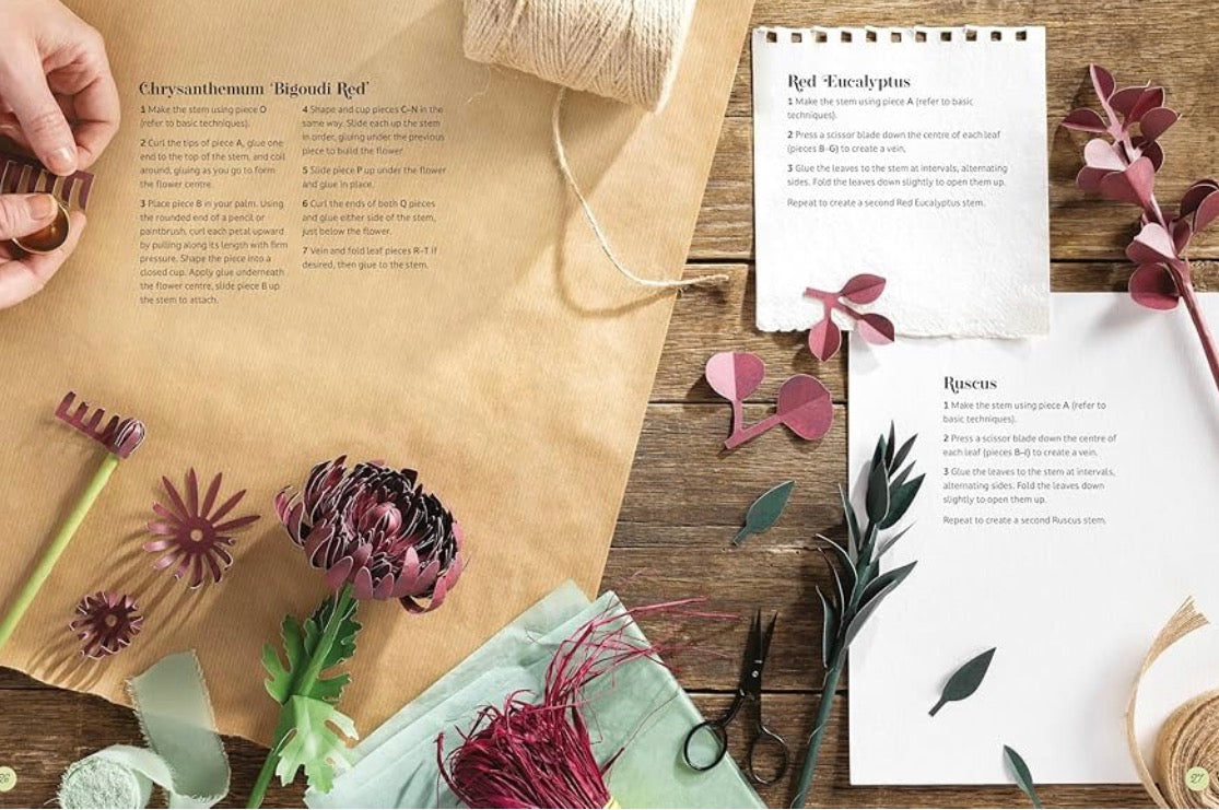Book - The Bouquet in a Book (Winter) - Craft Book