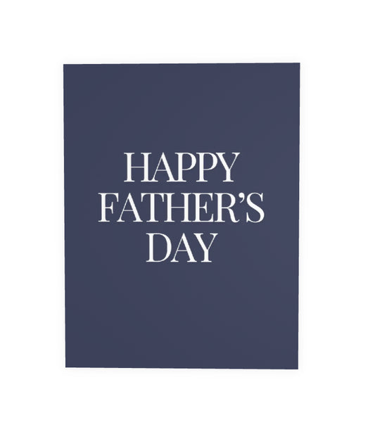 Greeting Card - Father's Day - Navy