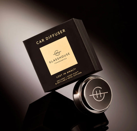Car Diffuser - Glasshouse - Black - Lost in Amalfi