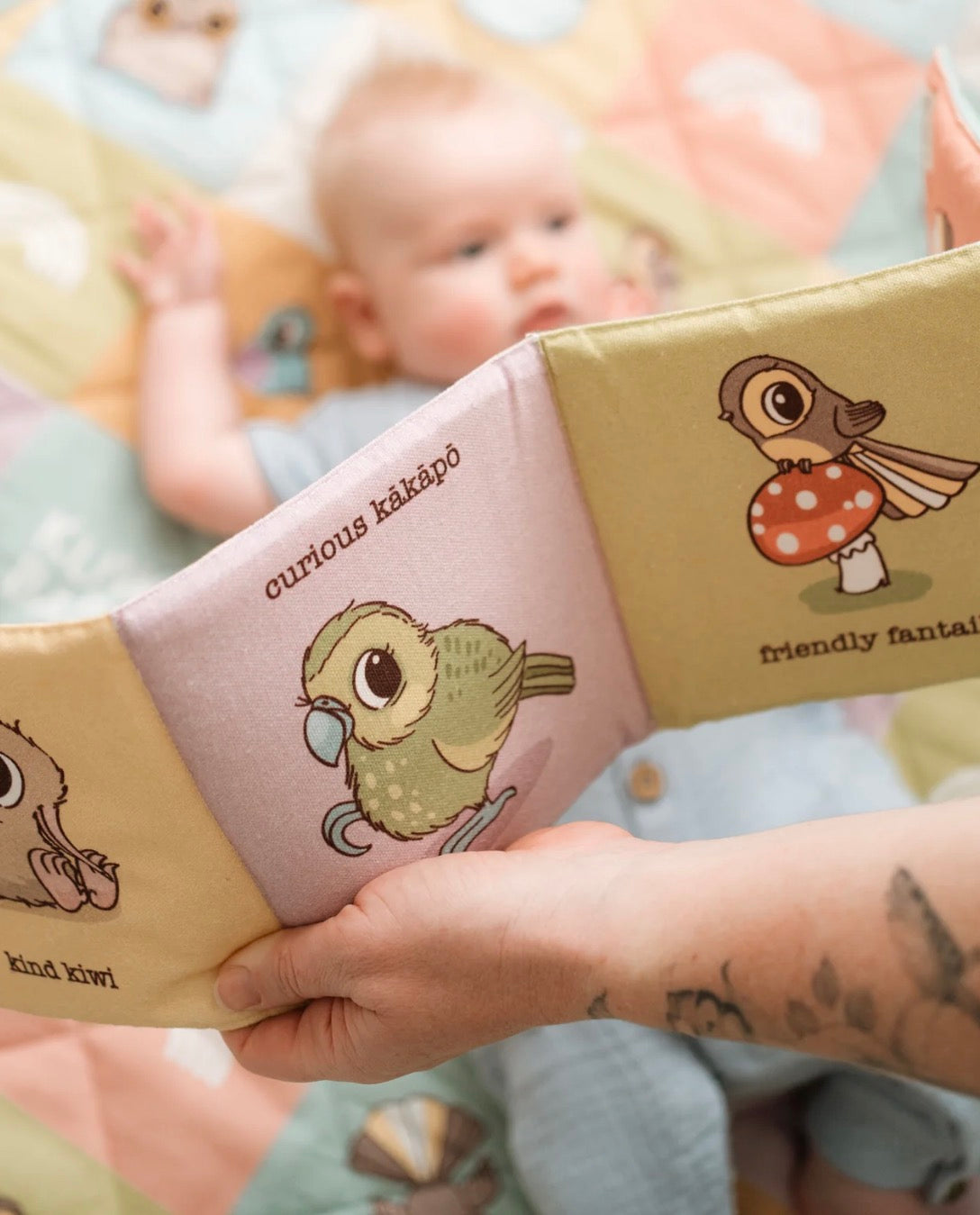 Fabric Book - Kuwi Baby - Birds