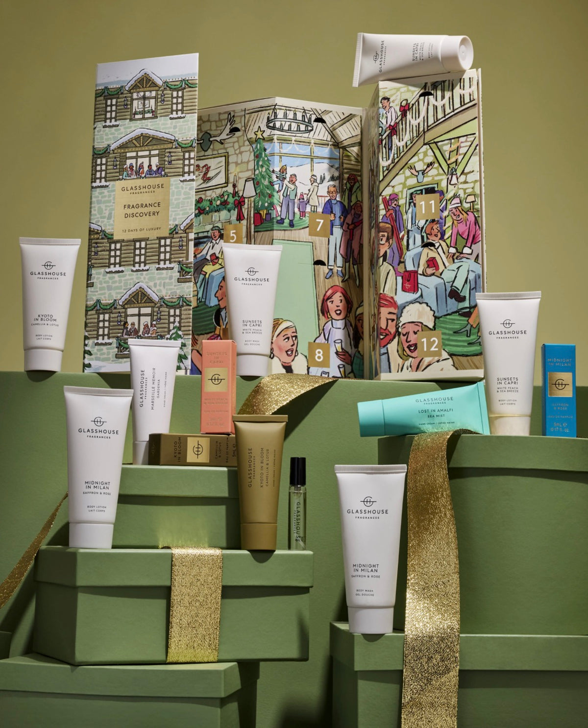 Advent - 12 Days of Christmas - Luxury Fragrance - Glasshouse Fragrances