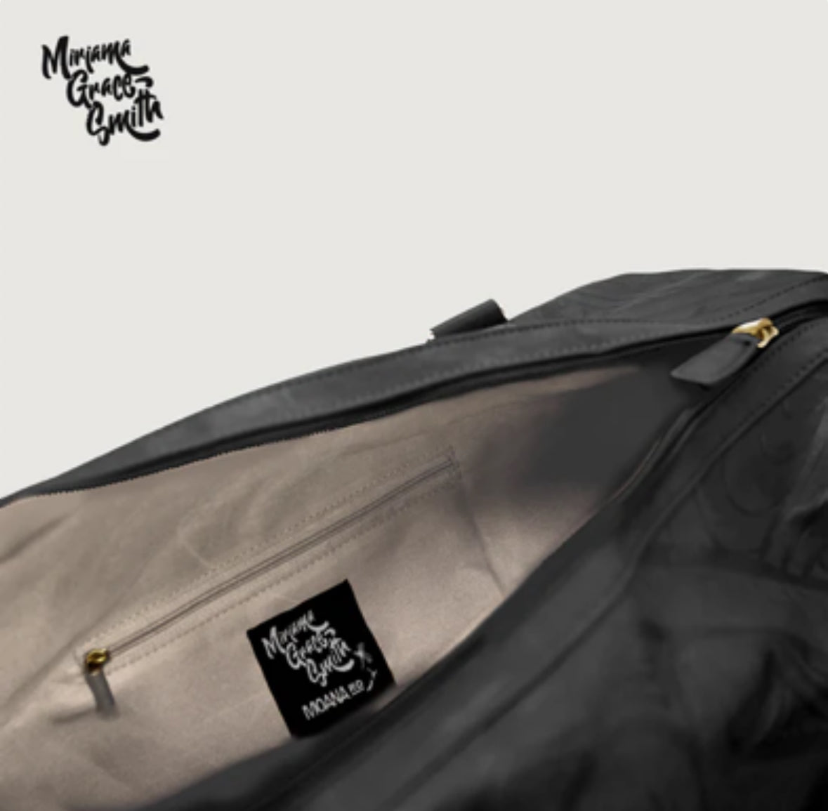 Overnighter Bag - Miriama Grace-Smith - Black