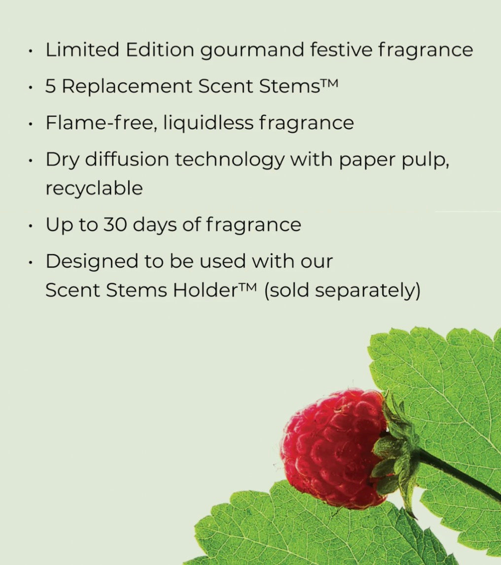 Scent Stems Refills - Raspberry  & Rhubarb - Circa