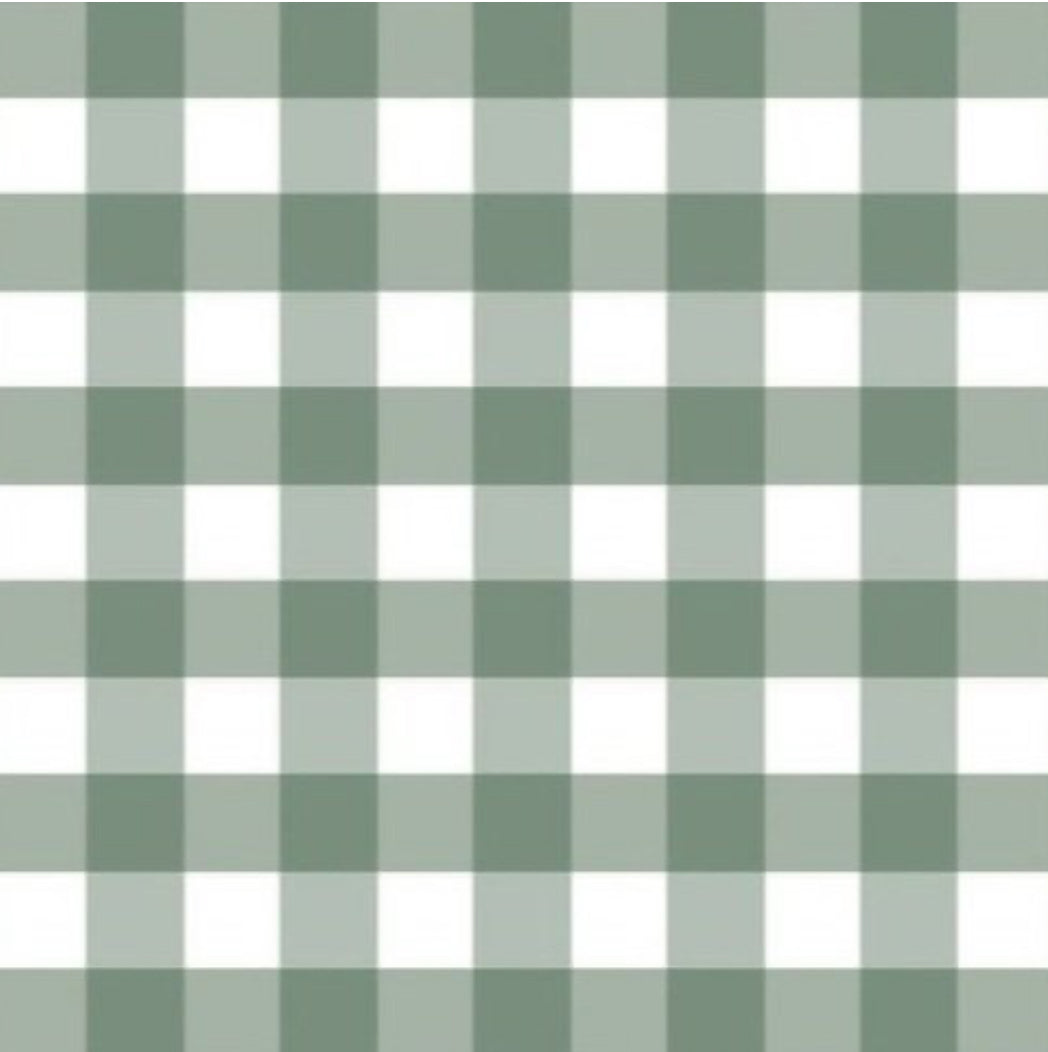 Wrapping Paper - Green Gingham