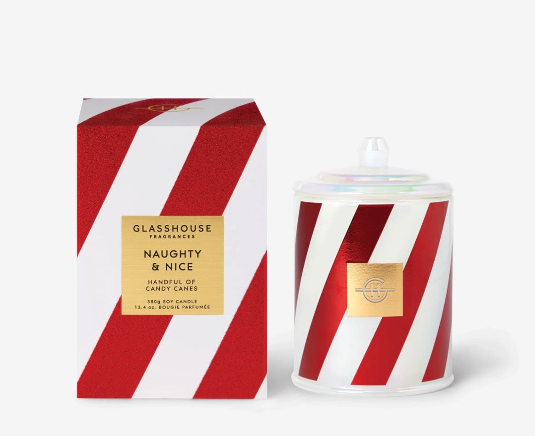 Candle 380g - Naughty and Nice - Glasshouse Fragrances