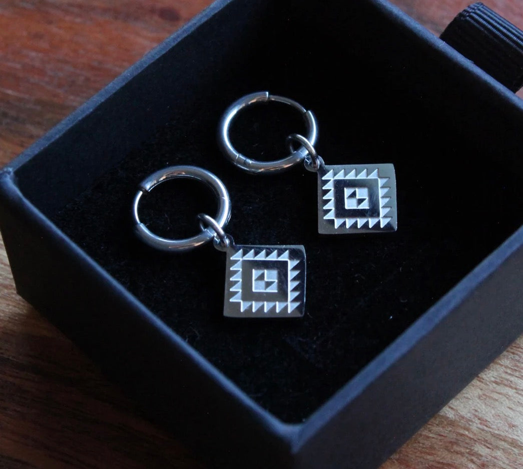 Earrings - Hineraumati Huggies - Waihonga
