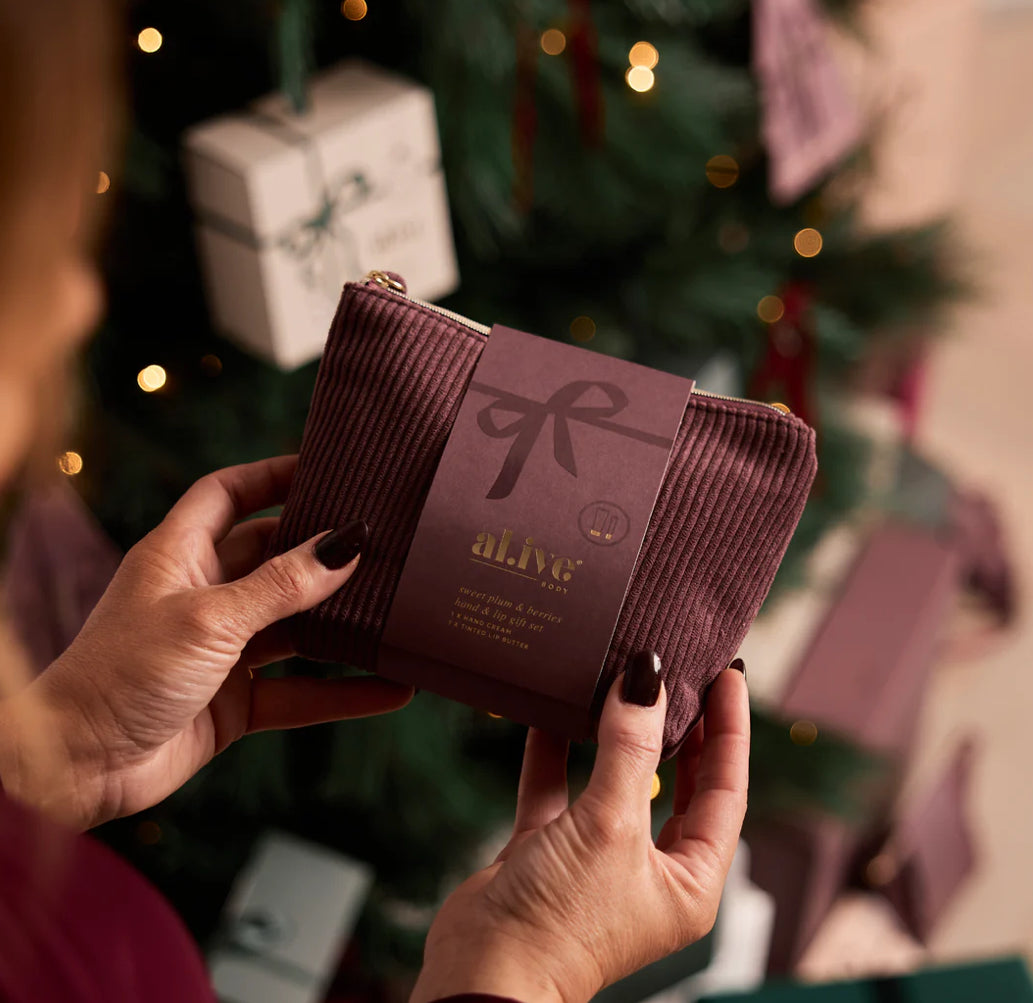 Hand and Lip Gift Set - Al.ive - Sweet Plum and Berries