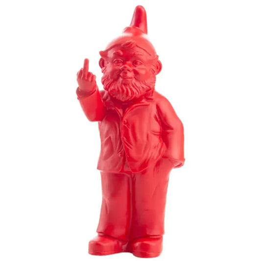 Cheeky Gnome Statue - Red