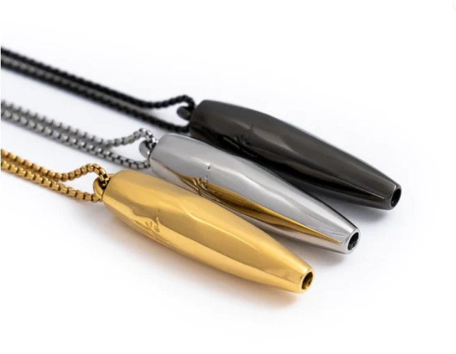Hā Tool - Anxiety & Stress Relief Necklace - Charcoal