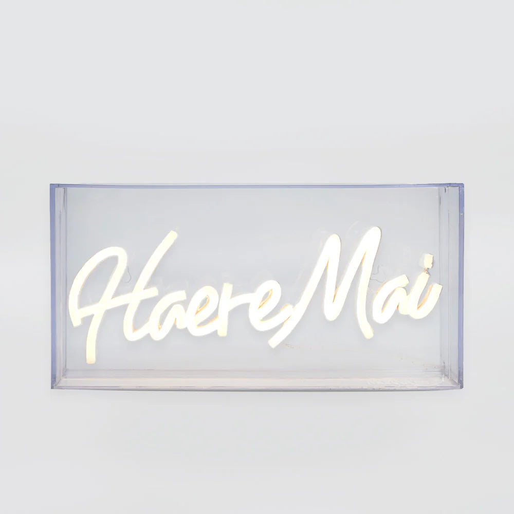Haere Mai Neon Light