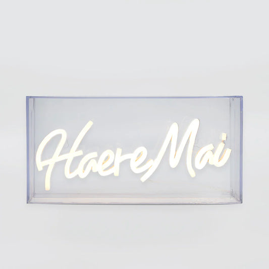Haere Mai Neon Light
