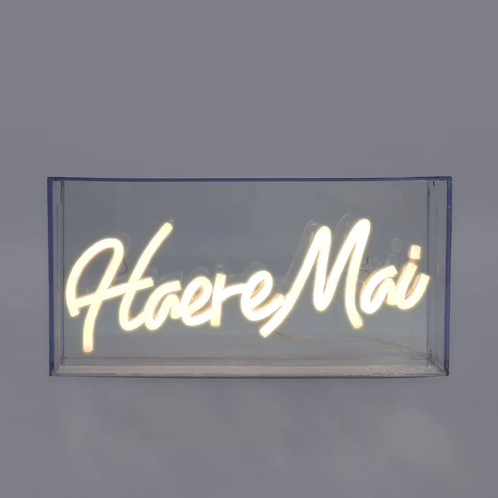 Haere Mai Neon Light