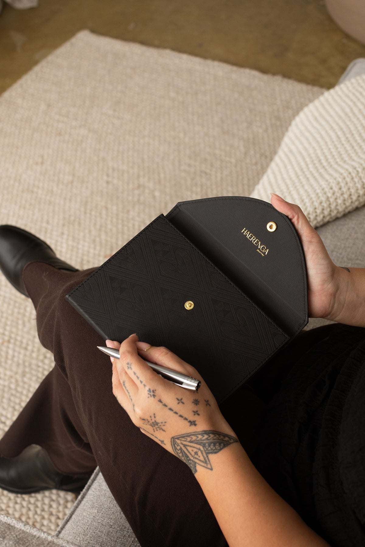 Notebook by Haerenga - Pango (Black)