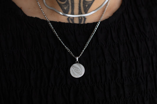 Te Pito Mata - Double Chain Necklace - Haerenga - Silver