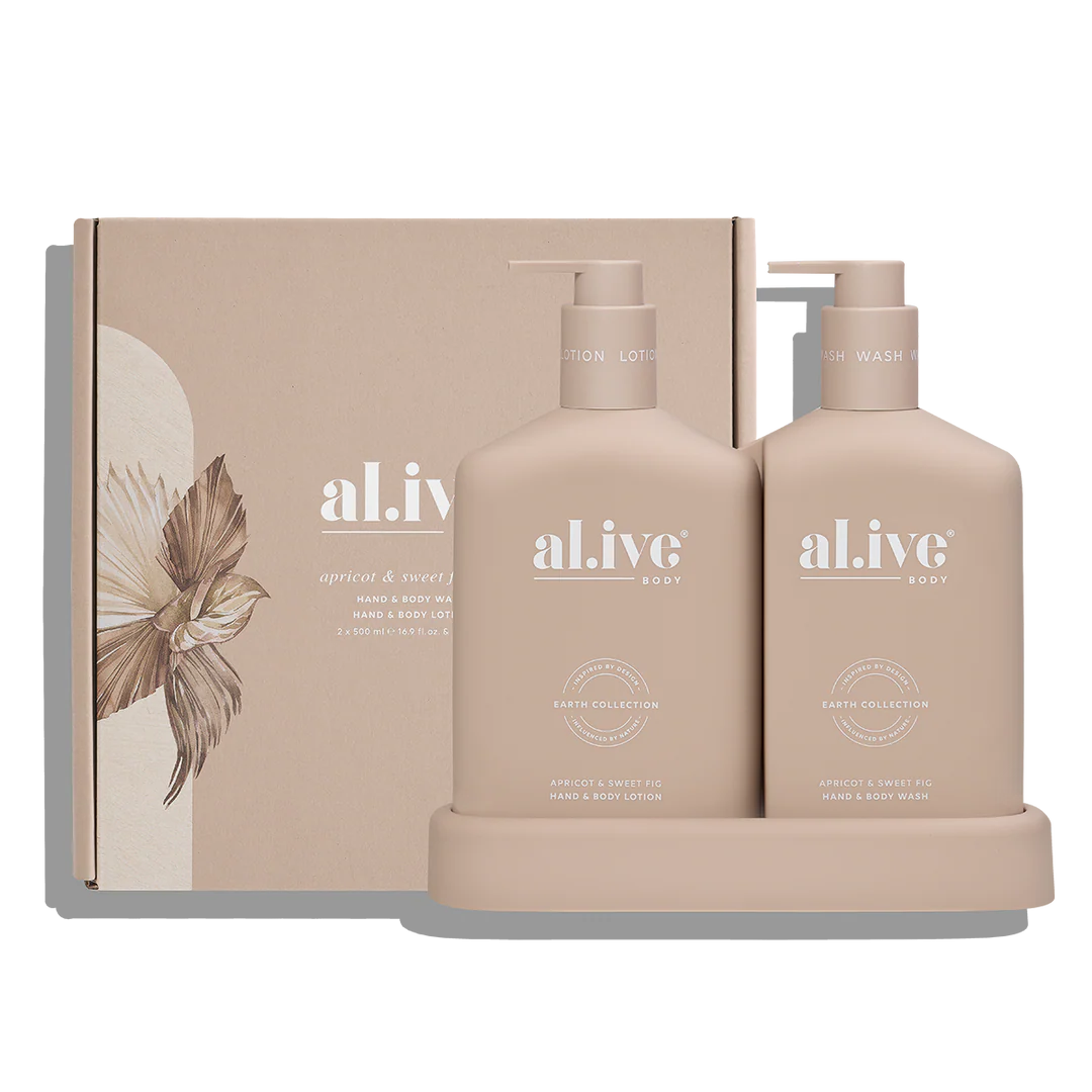 Wash & Lotion Duo - Al.ive - Apricot & Sweet Fig