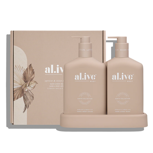 Wash & Lotion Duo - Al.ive - Apricot & Sweet Fig