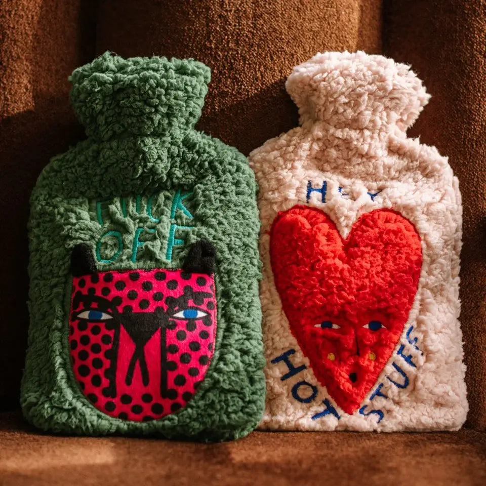 Fuck Off - Hot Water Bottle Cover & Bottle