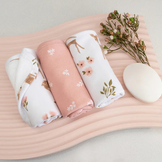 Baby Wash Cloths - Sophia’s Garden