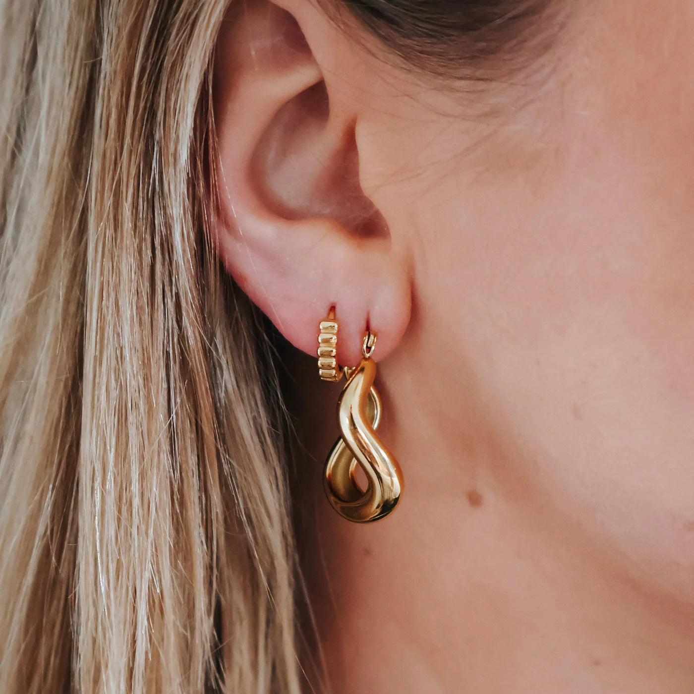 Earrings - Katy B -  Abby Hoops