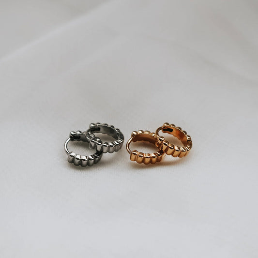 Earrings - Katy B - Mini Ribbed
