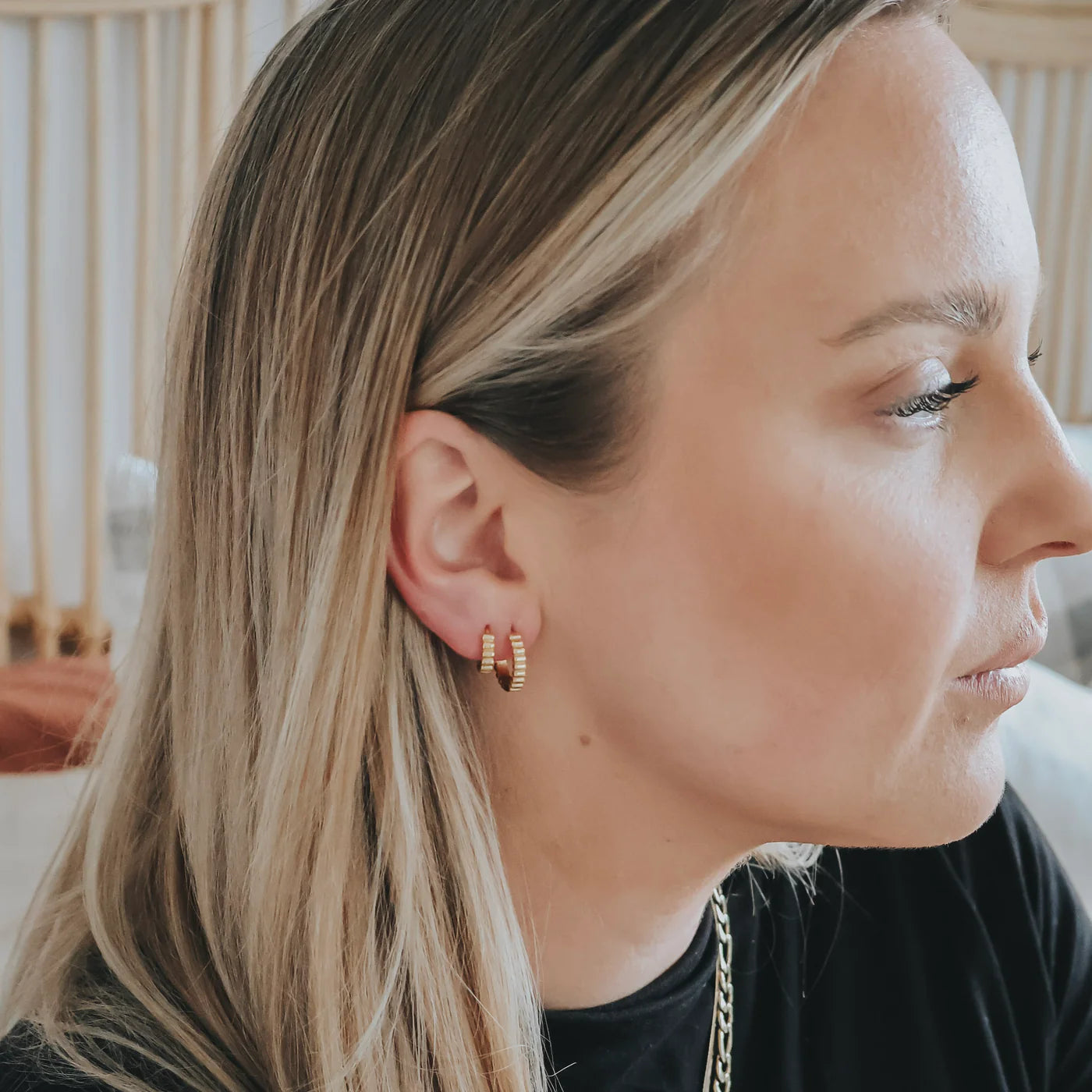 Earrings - Katy B - Mini Ribbed
