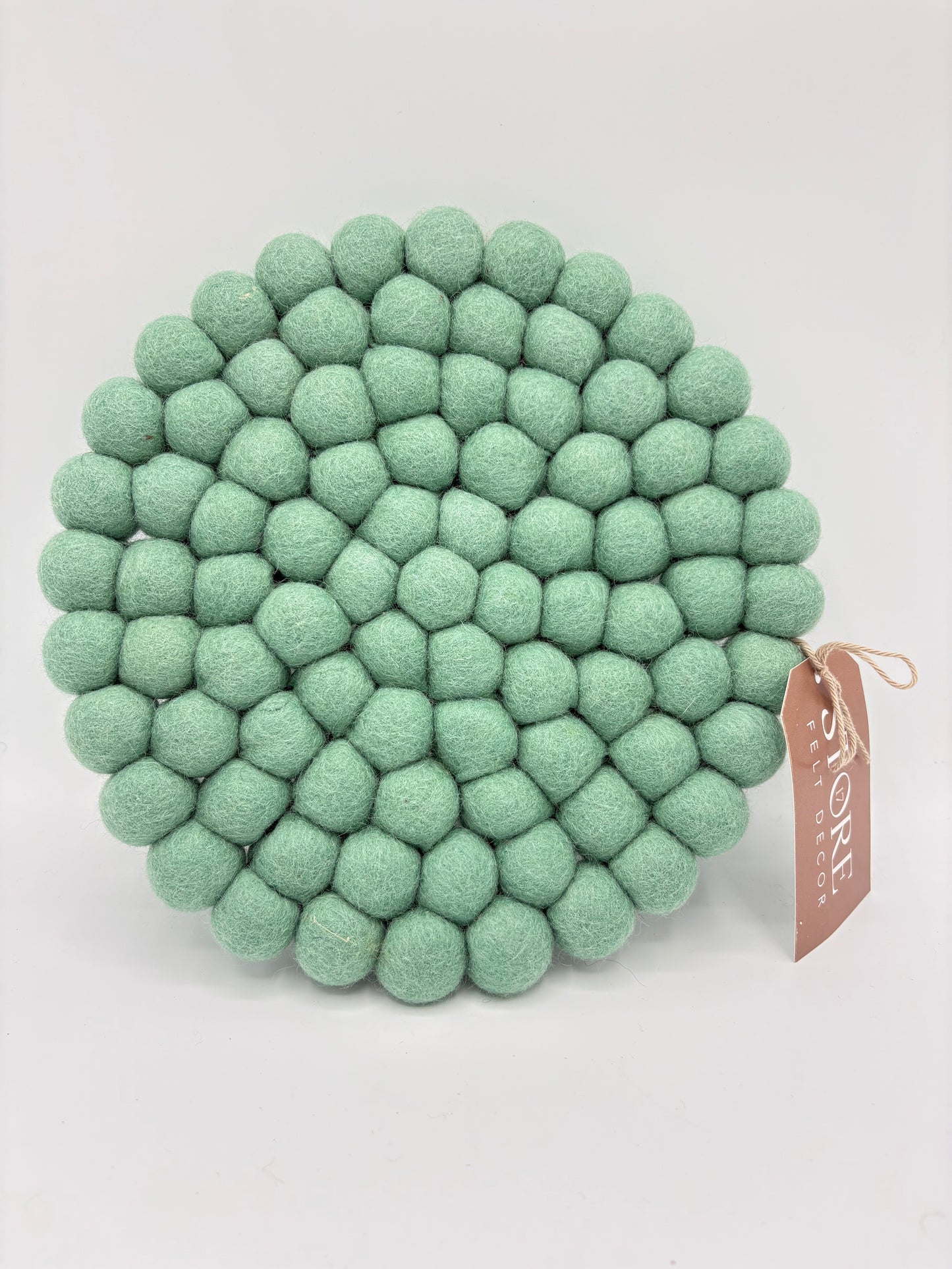 Trivet - Felt Ball - Mint