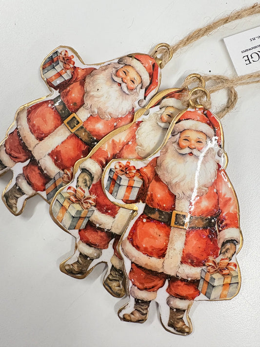 Decoration - Vintage Santa - Present