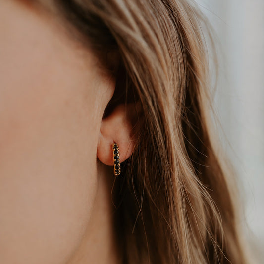 Earrings - Black Stone Twilight - Katy B